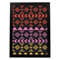 Poster con diseño estampado. Lámina Boho tribal lila, imágenes con patrones estampados.-Artwork-Nacnic-A4-Marco Negro-Nacnic Estudio SL