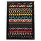 Poster con diseño estampado. Lámina Boho tribal tierras, imágenes con patrones estampados.-Artwork-Nacnic-A3-Marco Negro-Nacnic Estudio SL