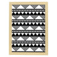 Poster con diseño estampado. Lámina Tribal 3, imágenes con patrones estampados.-Artwork-Nacnic-A4-Marco Madera clara-Nacnic Estudio SL