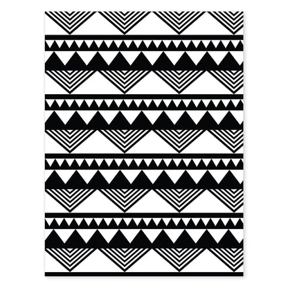 Poster con diseño estampado. Lámina Tribal 3, imágenes con patrones estampados.-Artwork-Nacnic-A4-Sin marco-Nacnic Estudio SL