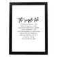Poster con frase inspiracional. Lámina de decoración 'La vida simple' con frases motivadoras y llenas de energia.-Artwork-Nacnic-A3-Marco Negro-Nacnic Estudio SL