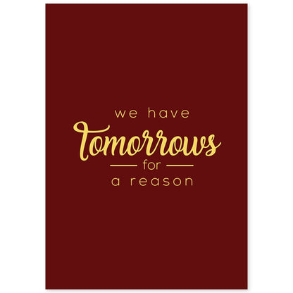 Poster con frase inspiracional. Lámina de decoración 'Mañana' con frases motivadoras y llenas de energia.-Artwork-Nacnic-A4-Sin marco-Nacnic Estudio SL