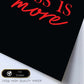 Poster con frase inspiracional. Lámina de decoración 'Menos es más' con frases motivadoras y llenas de energia.-Artwork-Nacnic-Nacnic Estudio SL