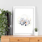 Poster con ilustración de Animal. Familia de mofetas.-Artwork-Nacnic-Nacnic Estudio SL