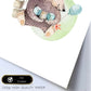Poster con ilustración de Animal. Oso de cumpleaños.-Artwork-Nacnic-Nacnic Estudio SL