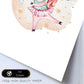 Poster con ilustración de Animal. Unicornio Bailando.-Artwork-Nacnic-Nacnic Estudio SL