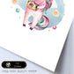 Poster con ilustración de Animal. Unicornio fotografo.-Artwork-Nacnic-Nacnic Estudio SL