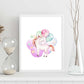 Poster con ilustración de Animal. Unicornio y Globos.-Artwork-Nacnic-Nacnic Estudio SL