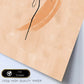 Poster con ilustracion de mujer. Dibujos con formas, caras, cuerpos y gestos de mujeres. 'Mujeres 17'.-Artwork-Nacnic-Nacnic Estudio SL