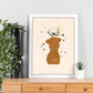 Poster con ilustracion de mujer. Dibujos con formas, caras, cuerpos y gestos de mujeres. 'Mujeres 19'.-Artwork-Nacnic-Nacnic Estudio SL