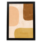 Poster con imágenes abstractas de cuadros. Lámina de exhibición de arte. 'Abstracto 12-Artwork-Nacnic-A4-Marco Negro-Nacnic Estudio SL