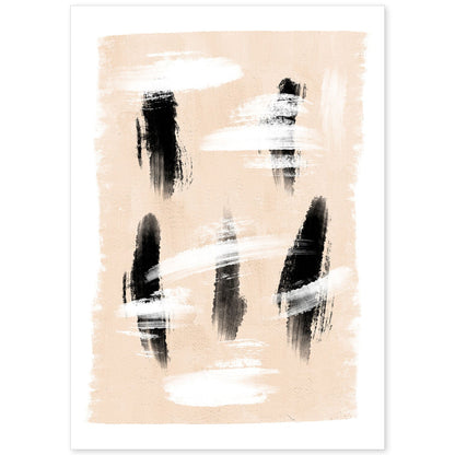 Poster con imágenes abstractas de cuadros. Lámina de exhibición de arte. 'Abstracto 16-Artwork-Nacnic-A4-Sin marco-Nacnic Estudio SL