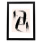 Poster con imágenes abstractas de cuadros. Lámina de exhibición de arte. 'Abstracto 19-Artwork-Nacnic-A3-Marco Negro-Nacnic Estudio SL