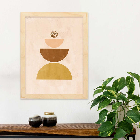 Poster con imágenes abstractas de cuadros. Lámina de exhibición de arte. 'Abstracto 23-Artwork-Nacnic-Nacnic Estudio SL