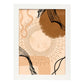Poster con imágenes abstractas de cuadros. Lámina de exhibición de arte. 'Abstracto 26-Artwork-Nacnic-A3-Marco Blanco-Nacnic Estudio SL