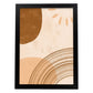Poster con imágenes abstractas de cuadros. Lámina de exhibición de arte. 'Abstracto 5-Artwork-Nacnic-A3-Marco Negro-Nacnic Estudio SL