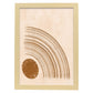 Poster con imágenes abstractas de cuadros. Lámina de exhibición de arte. 'Abstracto 7-Artwork-Nacnic-A4-Marco Madera clara-Nacnic Estudio SL