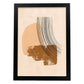 Poster con imágenes abstractas de cuadros. Lámina de exhibición de arte. 'Abstracto 8-Artwork-Nacnic-A4-Marco Negro-Nacnic Estudio SL
