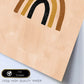 Poster con imágenes abstractas de soles y lunas. 'Celestial 5-Artwork-Nacnic-Nacnic Estudio SL