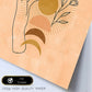 Poster con imágenes místicas, con imágenes de soles y lunas. misticismo, esoterismo, y paganismo. 'Místico 15'.-Artwork-Nacnic-Nacnic Estudio SL