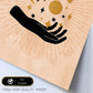 Poster con imágenes místicas, con imágenes de soles y lunas. misticismo, esoterismo, y paganismo. 'Místico 5'.-Artwork-Nacnic-Nacnic Estudio SL