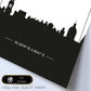 Poster con mapa de Amsterdam - Holanda. Láminas con Skyline de ciudades de Europa con sombra negra.-Artwork-Nacnic-Nacnic Estudio SL