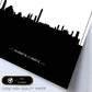 Poster con mapa de Bologna - Italia. Láminas con Skyline de ciudades de Italia con sombra negra.-Artwork-Nacnic-Nacnic Estudio SL