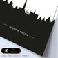 Poster con mapa de Brussels - Belgica. Láminas con Skyline de ciudades de Europa con sombra negra.-Artwork-Nacnic-Nacnic Estudio SL