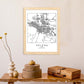 Poster con mapa de Helena. Lámina de Estados Unidos, con imágenes de mapas y carreteras-Artwork-Nacnic-Nacnic Estudio SL