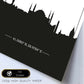Poster con mapa de Istanbul - Turkey. Láminas con Skyline de ciudades de Asia, Australia, y Oriente Medio con sombra negra.-Artwork-Nacnic-Nacnic Estudio SL
