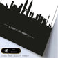 Poster con mapa de Kuala - Lumpur - Malasia. Láminas con Skyline de ciudades de Asia, Australia, y Oriente Medio con sombra negra.-Artwork-Nacnic-Nacnic Estudio SL