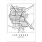 Poster con mapa de Las Vegas. Lámina de Estados Unidos, con imágenes de mapas y carreteras-Artwork-Nacnic-A4-Sin marco-Nacnic Estudio SL