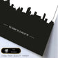 Poster con mapa de Liverpool - Inglaterra. Láminas con Skyline de ciudades de Inglaterra e Irlanda con sombra negra.-Artwork-Nacnic-Nacnic Estudio SL