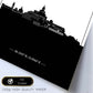 Poster con mapa de Messina - Italia. Láminas con Skyline de ciudades de Italia con sombra negra.-Artwork-Nacnic-Nacnic Estudio SL