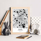 Poster con mapa de Orlando - USA. Láminas de ciudades de Estados Unidos con mares y ríos en color negro.-Artwork-Nacnic-Nacnic Estudio SL