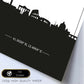 Poster con mapa de Rome - Italia. Láminas con Skyline de ciudades de Italia con sombra negra.-Artwork-Nacnic-Nacnic Estudio SL