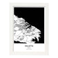 Poster con mapa de Valletta - Malta. Láminas de ciudades de Europa con mares y ríos en color negro.-Artwork-Nacnic-A3-Marco Blanco-Nacnic Estudio SL