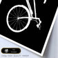 Poster con mensaje feliz. Lámina Bici.-Artwork-Nacnic-Nacnic Estudio SL