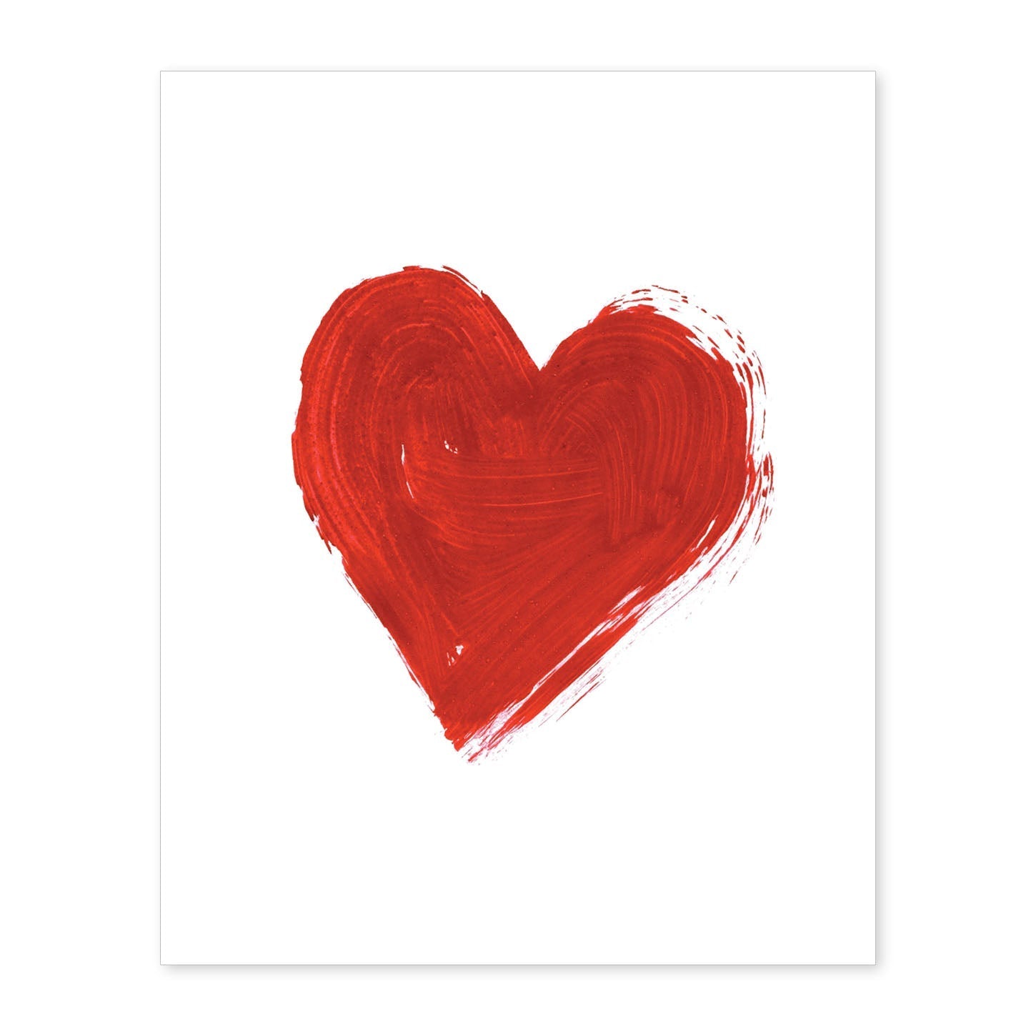 Poster con mensaje feliz. Lámina Corazón.-Artwork-Nacnic-A4-Sin marco-Nacnic Estudio SL