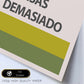 Poster con mensaje feliz. Lámina Creo que piensas demasiado.-Artwork-Nacnic-Nacnic Estudio SL