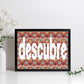 Poster con mensaje feliz. Lámina Descubre.-Artwork-Nacnic-Nacnic Estudio SL