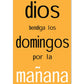 Poster con mensaje feliz. Lámina Dios bendiga los domingos.-Artwork-Nacnic-A4-Sin marco-Nacnic Estudio SL