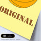 Poster con mensaje feliz. Lámina El teléfono original.-Artwork-Nacnic-Nacnic Estudio SL