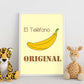 Poster con mensaje feliz. Lámina El teléfono original.-Artwork-Nacnic-Nacnic Estudio SL