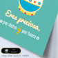 Poster con mensaje feliz. Lámina Eres preciosa por dentro y por fuera.-Artwork-Nacnic-Nacnic Estudio SL