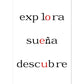 Poster con mensaje feliz. Lámina Explora sueña descubre.-Artwork-Nacnic-A4-Sin marco-Nacnic Estudio SL