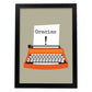 Poster con mensaje feliz. Lámina Gracias.-Artwork-Nacnic-A3-Marco Negro-Nacnic Estudio SL