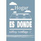 Poster con mensaje feliz. Lámina Hogar es donde estoy contigo.-Artwork-Nacnic-A4-Sin marco-Nacnic Estudio SL