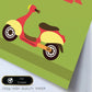 Poster con mensaje feliz. Lámina La vida es un viaje maravilloso.-Artwork-Nacnic-Nacnic Estudio SL