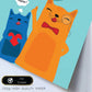 Poster con mensaje feliz. Lámina Meow.-Artwork-Nacnic-Nacnic Estudio SL